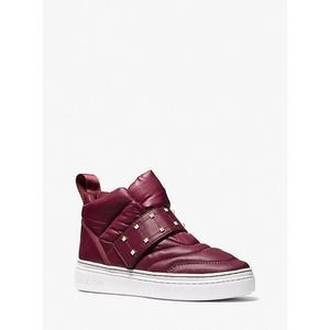 Michael Kors Women's Stirling High-Top Sneaker Dark Berry, US 10